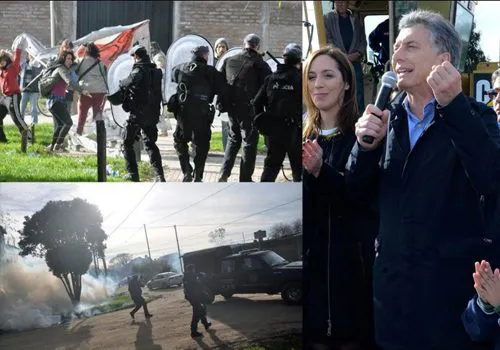 Piedrazos y agresiones a Macri en Mar del Plata