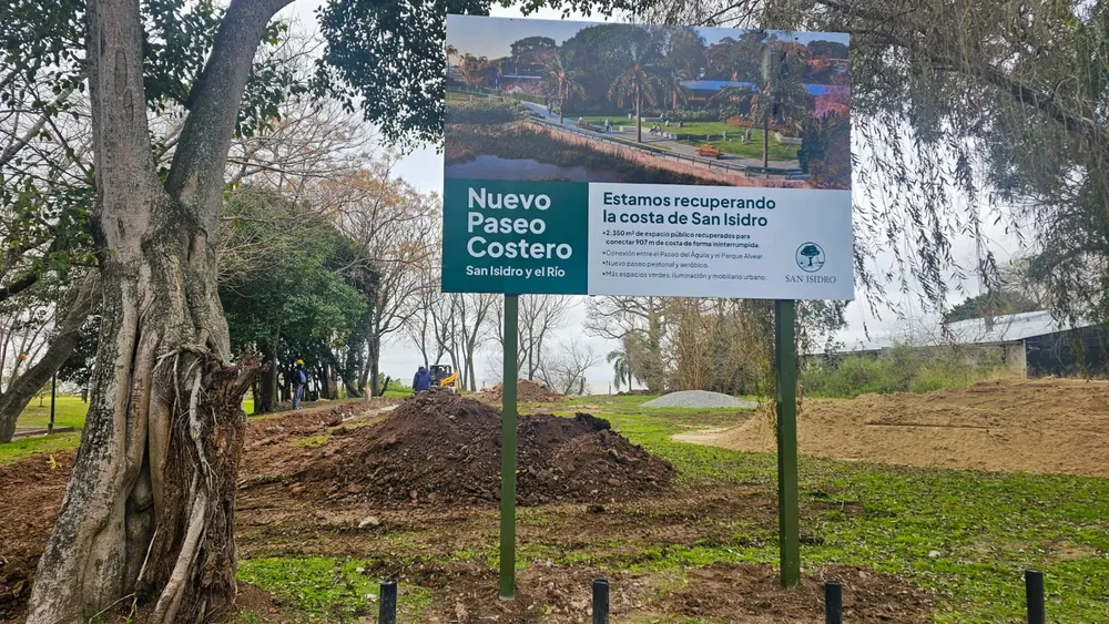 Inició la obra para conectar el Paseo del Águila con el Parque Alvear y el río