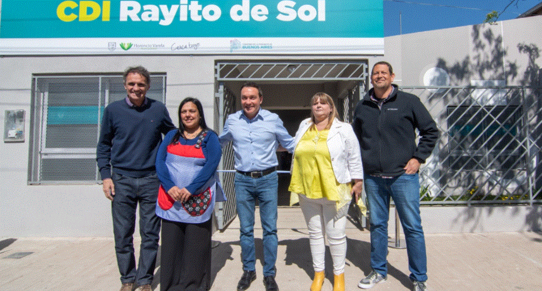 En Varela, Watson y Katopodis inauguraron el nuevo edificio del Centro de Desarrollo Infantil “Rayito del Sol”.