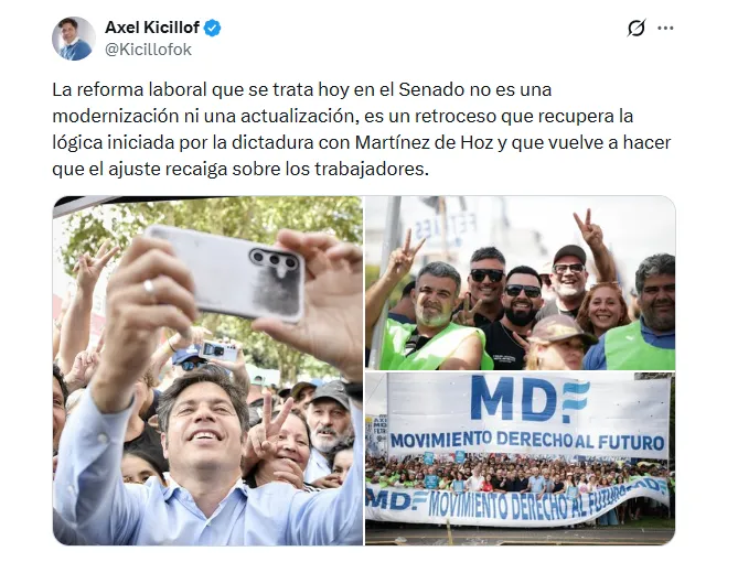 X Axel Kicillof