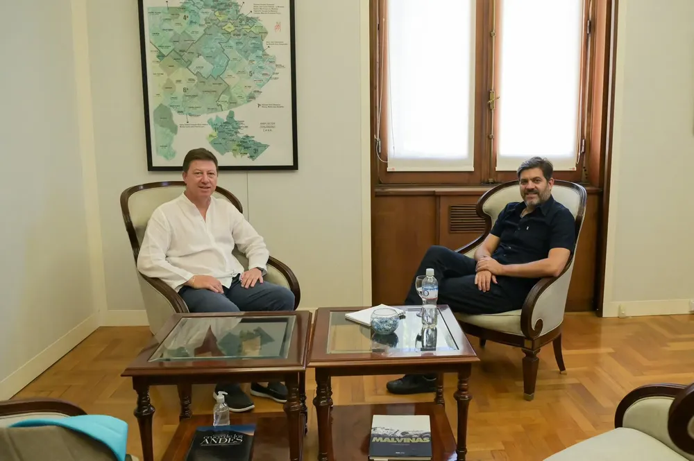 Carlos Bevilacqua junto a Carlos Bianco