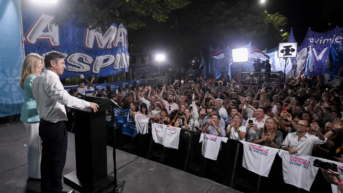 Axel Kicillof y Verónica Magario
