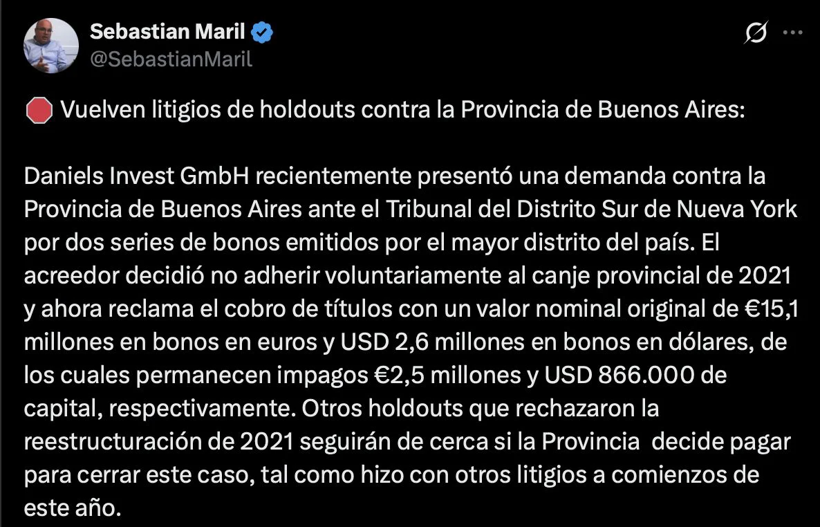Sebastián Maril, especialista de Latam Advisors.