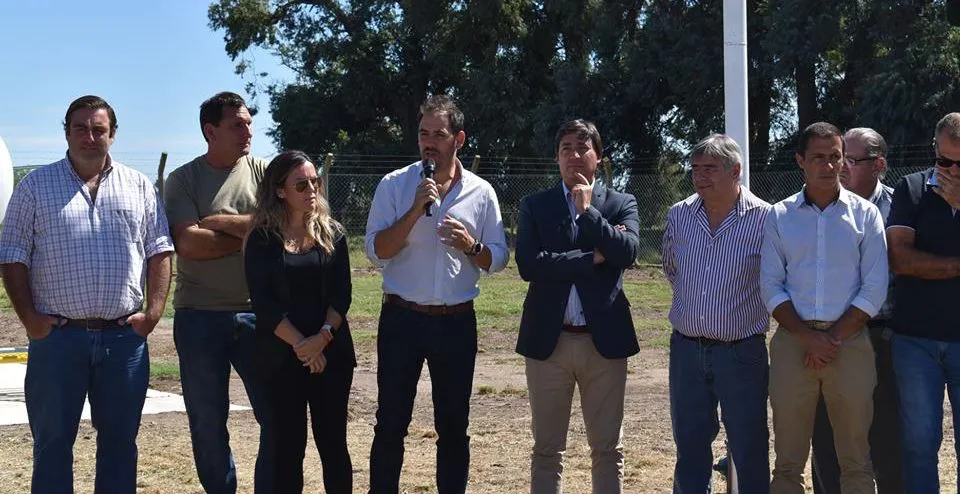 Acerbo inauguró la obra de ampliación de la red de gas en Salazar