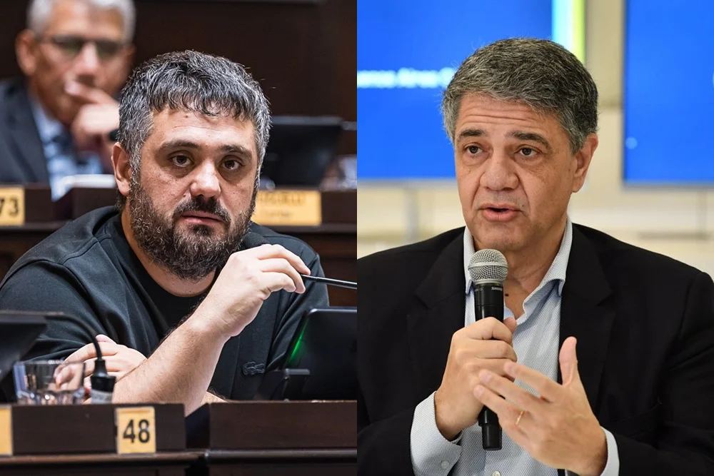 Facundo Tignanelli y Jorge Macri.