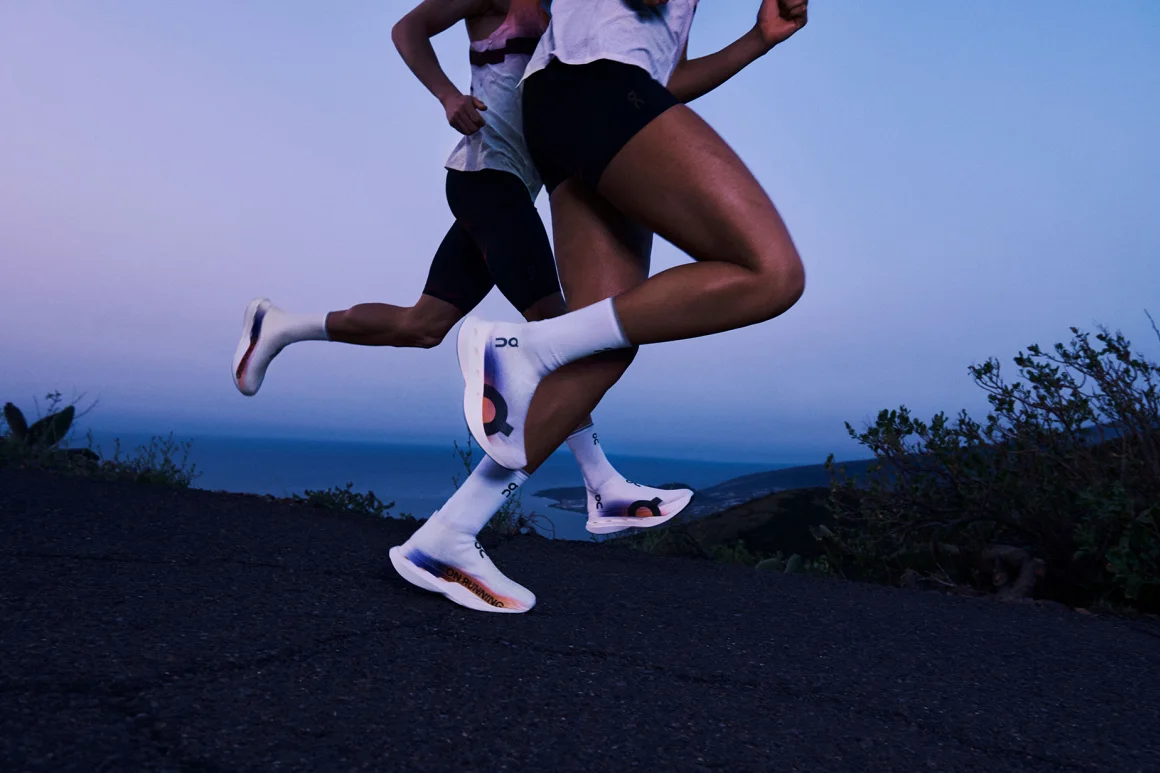 Las zapatillas para correr que se aplican con aerosol podrían revolucionar los Juegos Olímpicos