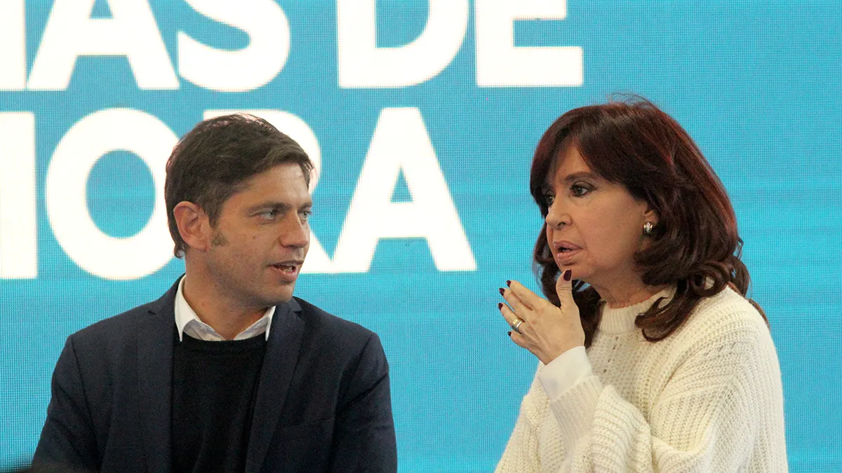 Axel Kicillof y Cristina Kirchner