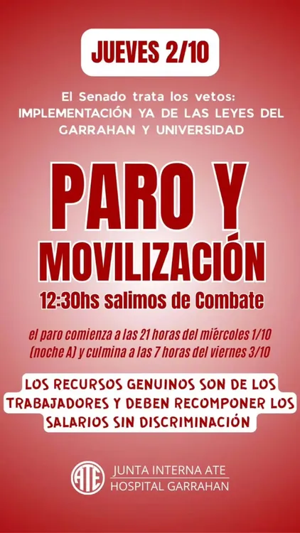 Flyer Garrahan