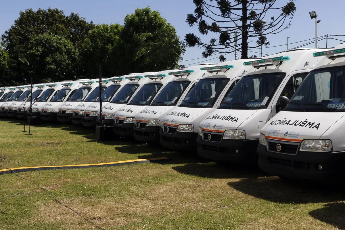Se entregaron ambulancias para mejorar la atencion en 19 hospitales bonaerenses