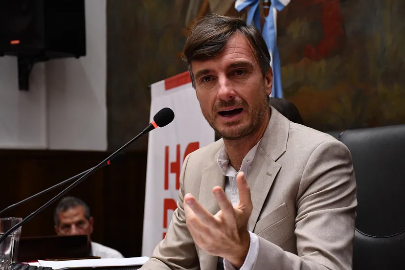 Lucas Ghi, intendente de Morón.