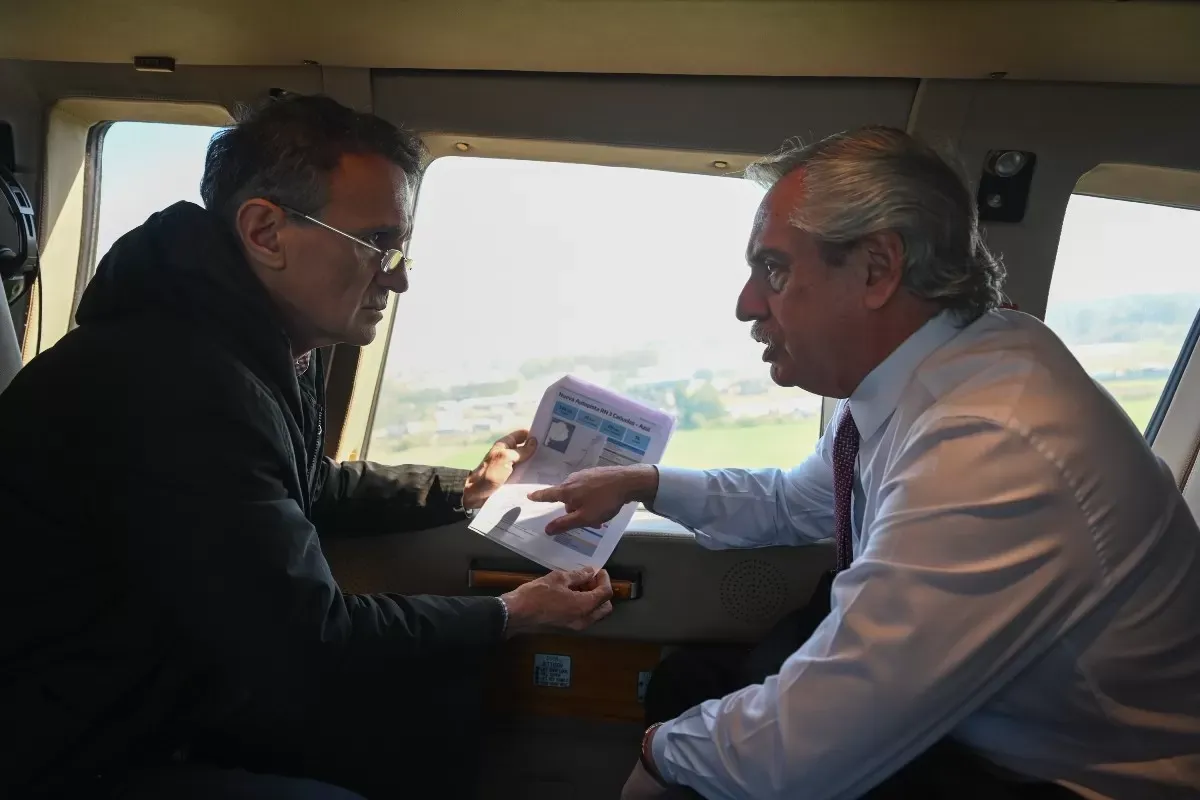 El Presidente recorrió las obras de la nueva Variante Cañuelas que conectará la Autopista Ezeiza-Cañuelas con la Ruta Nacional 3