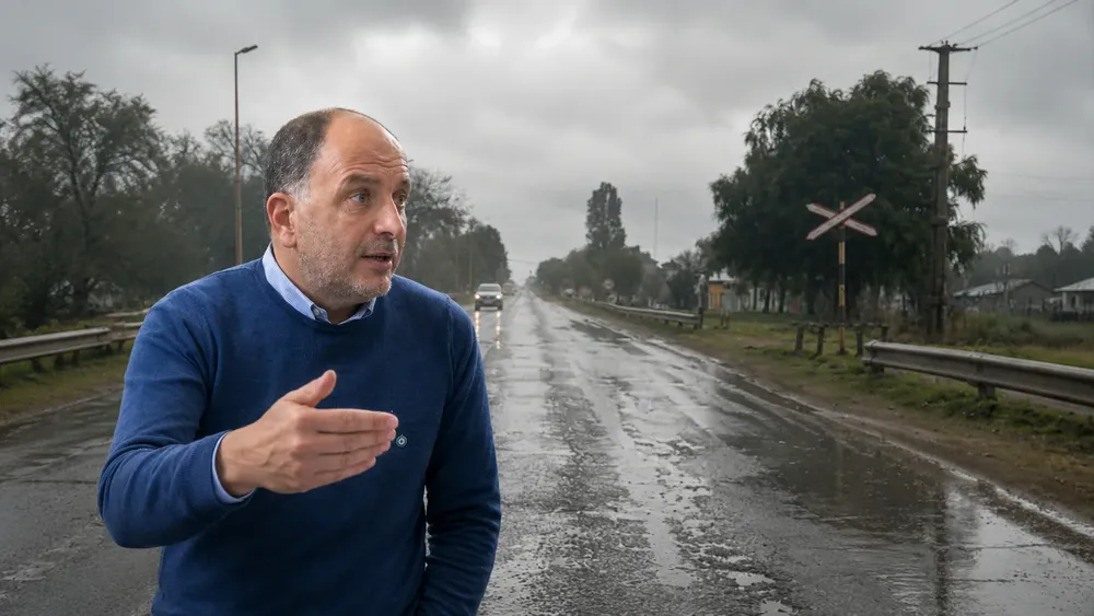 Garate reclamó por el mal estado de las rutas