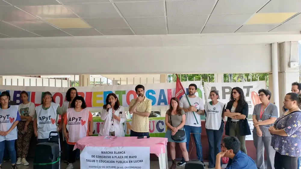 Salud en crisis: el Garrahan y 30 gremios marchan a Plaza de Mayo