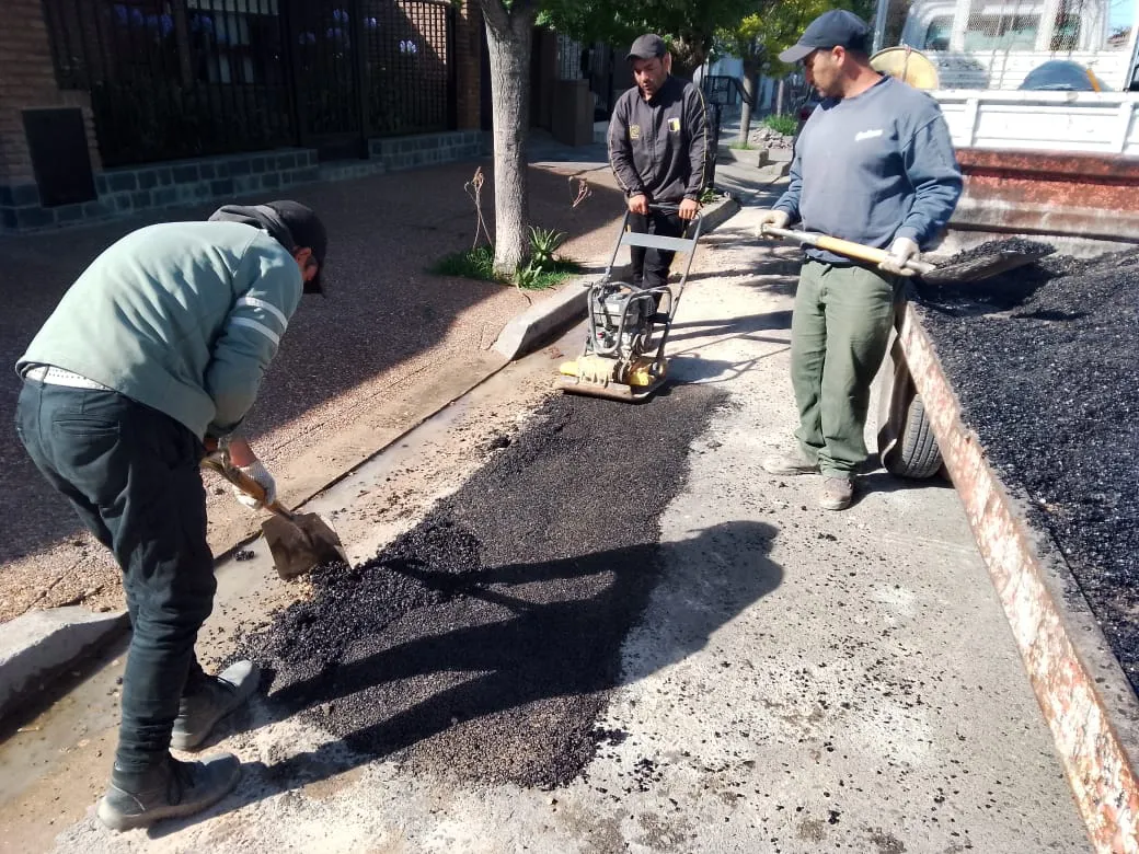 bacheo en 3 arroyos
