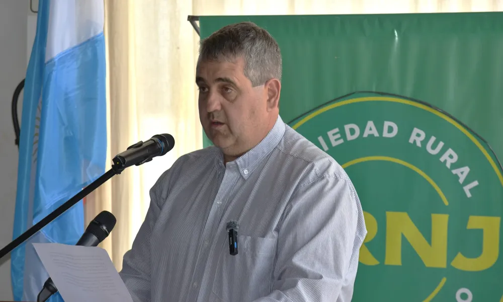 Hugo Enríquez, presidente de la Sociedad Rural de Nueve de Julio