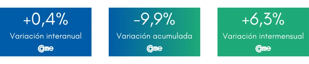 Las ventas minoristas pyme cayeron 7,3% anual en mayo