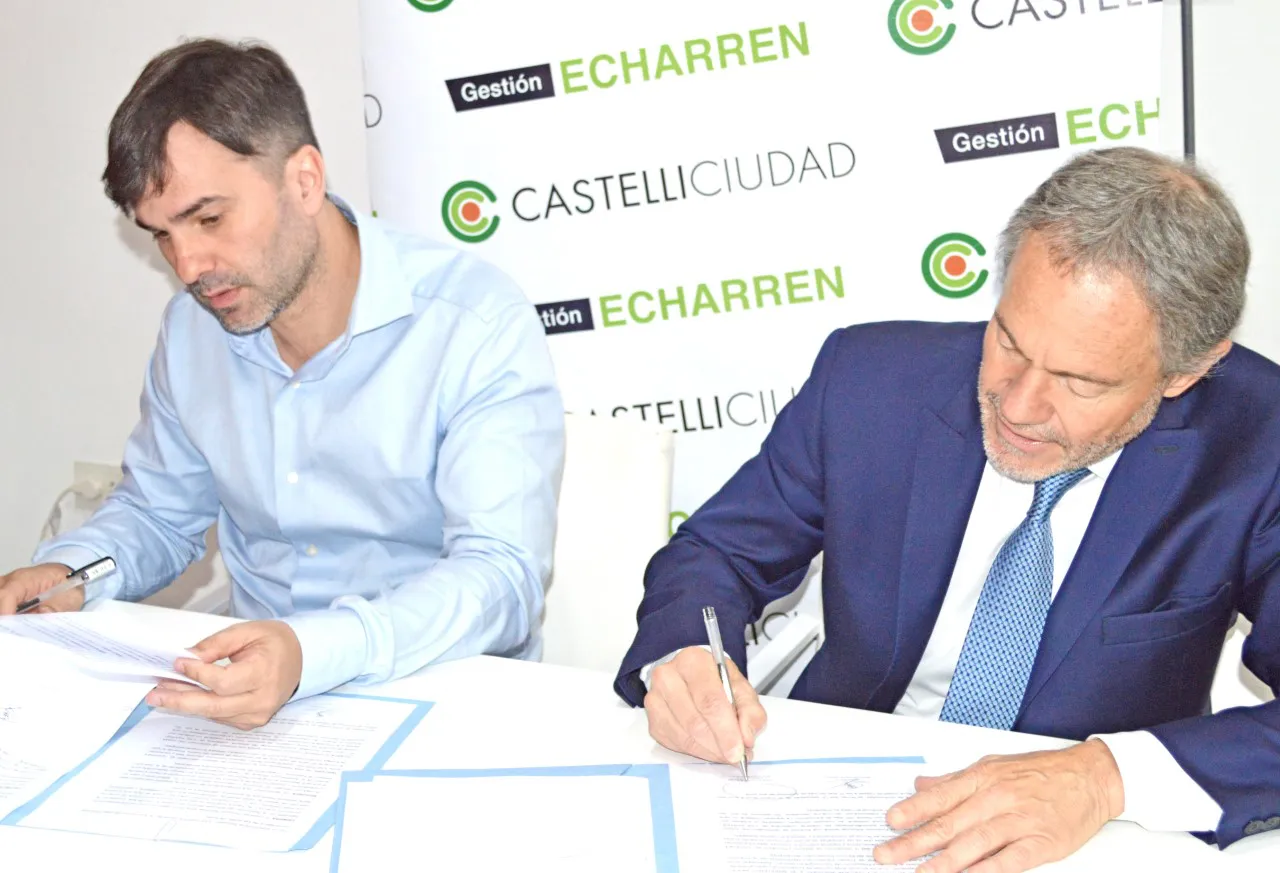 Echarren firmó convenios con el Ministerio de Justicia bonaerense