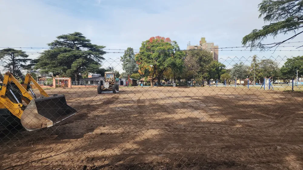 Avanzan las obras en Chacabuco.