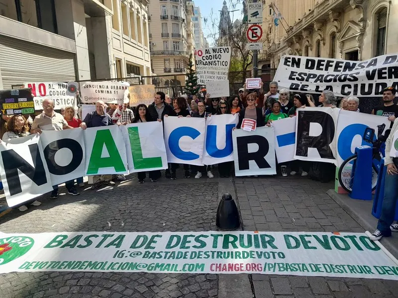 Vecinos rechazan el Código Urbanístico de Jorge Macri