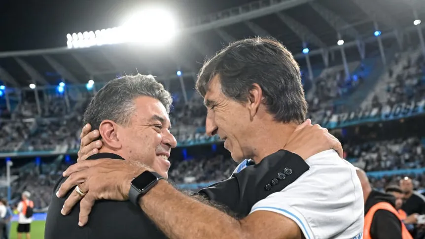 Marcelo Gallardo y Gustavo Costas