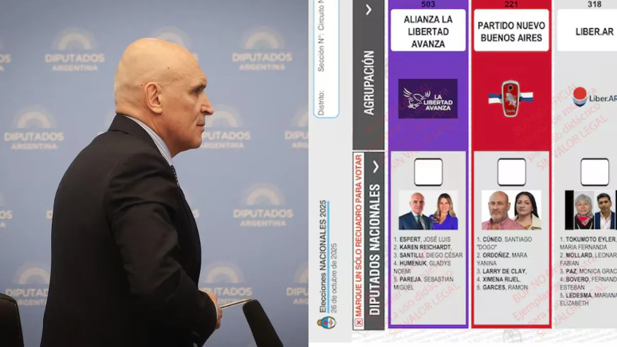 Sin tiempo ni consenso el Gobierno no podrá cambiar la boleta libertaria con Espert