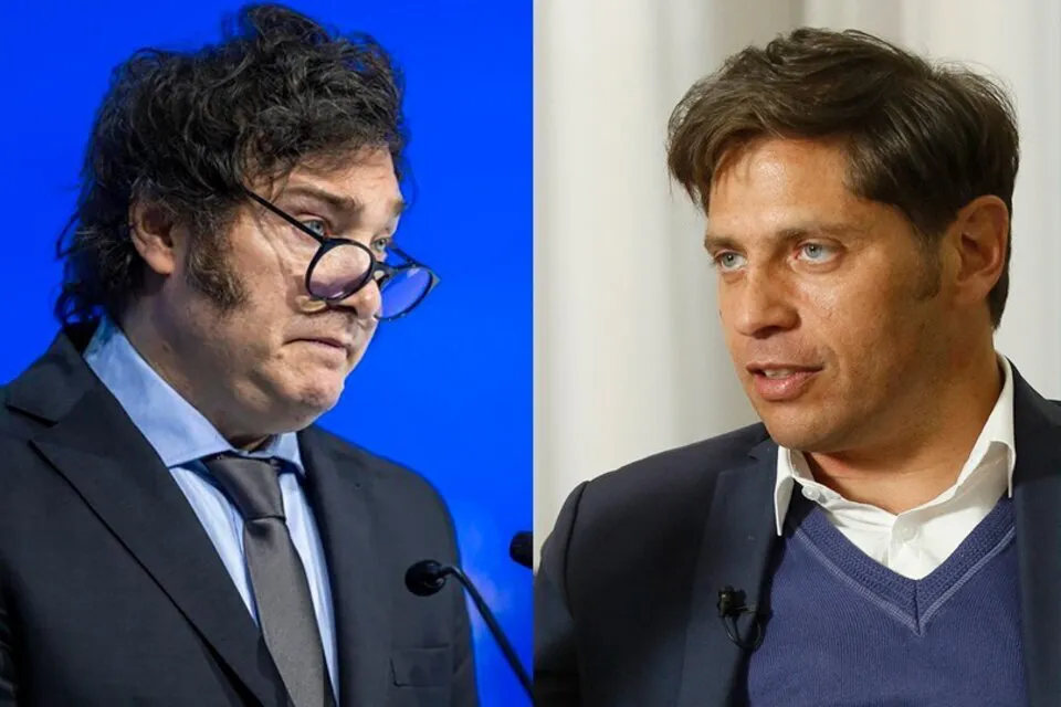 Milei y Kicillof son medidos en nueva encuesta.