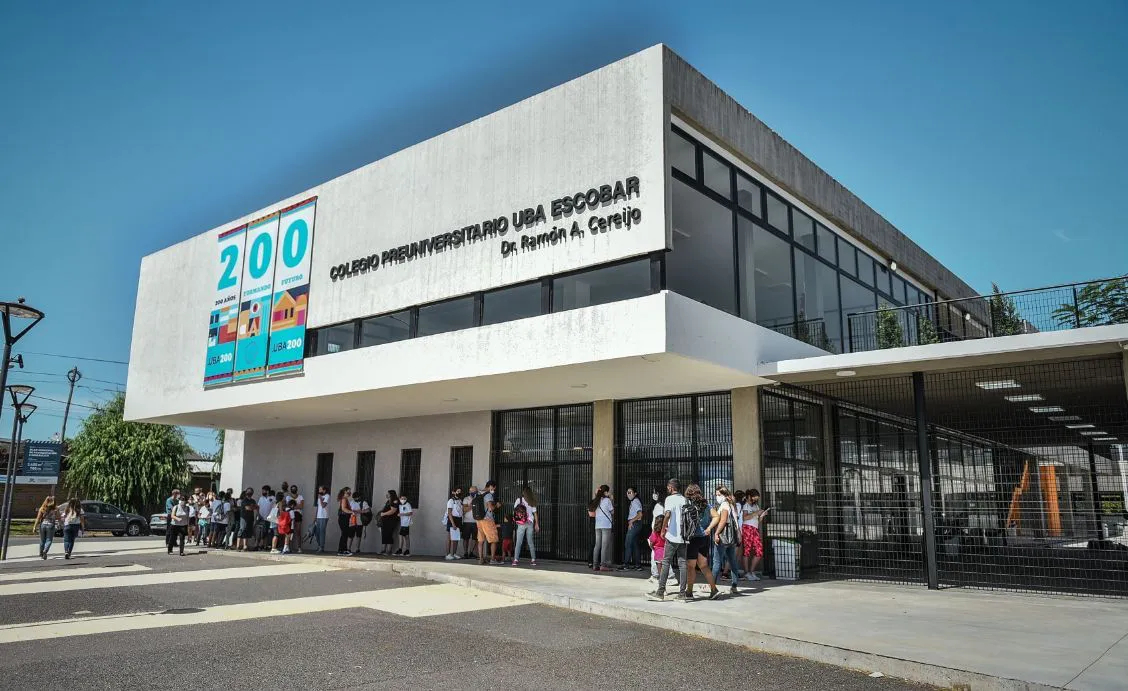 La sede del colegio preuniversitario de la UBA en Escobar