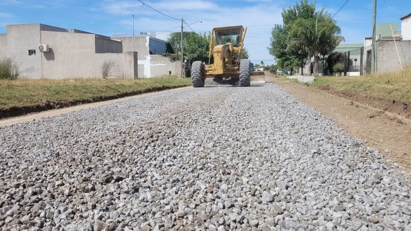 Sigue la mejora de calles no pavimentadas.