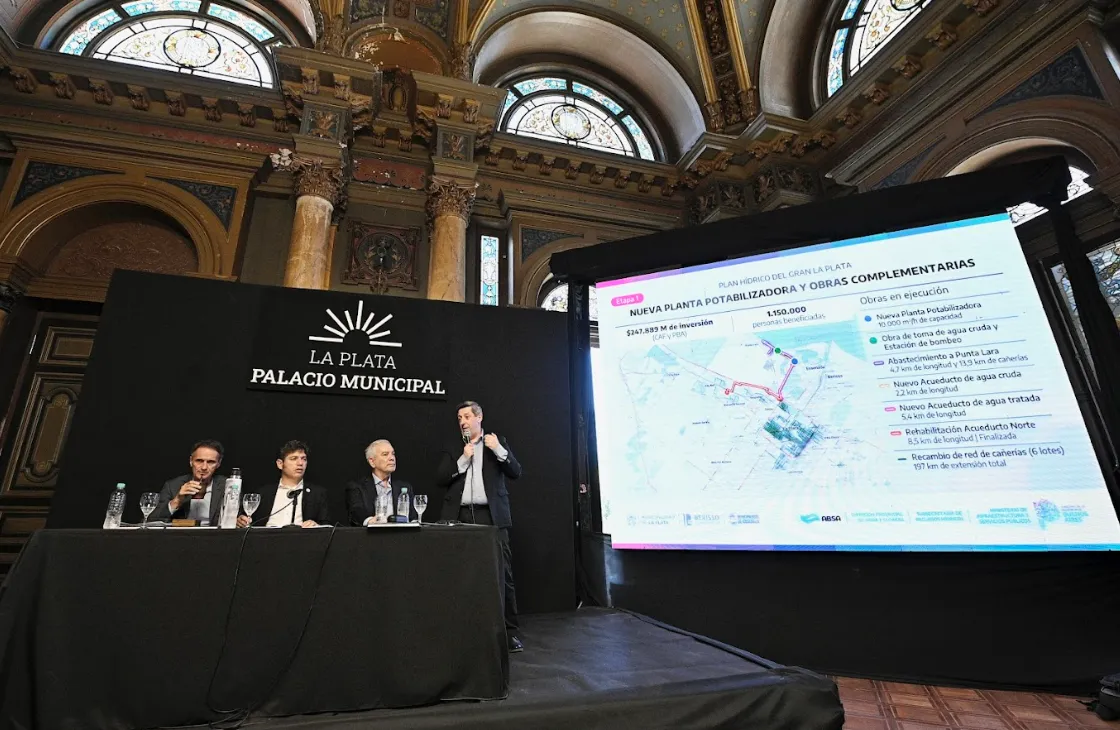 Quedó en marcha el Acueducto Norte en La Plata 2