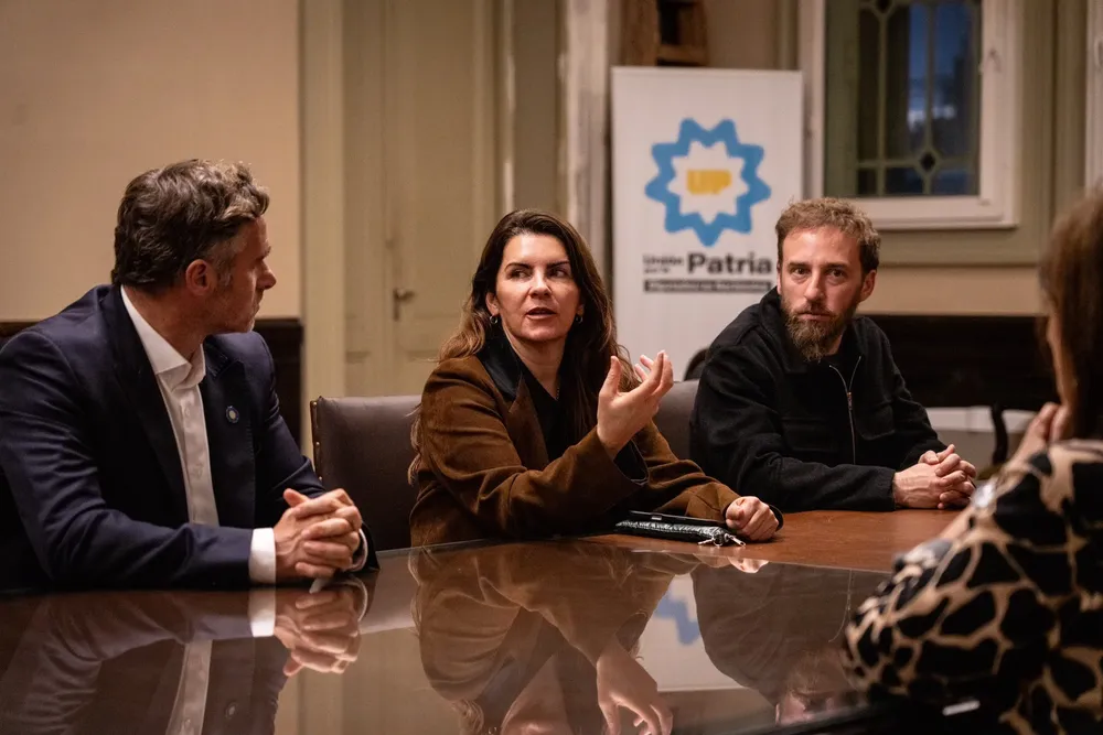 Federico Achával, Mariel Fernández y Federico Otermín