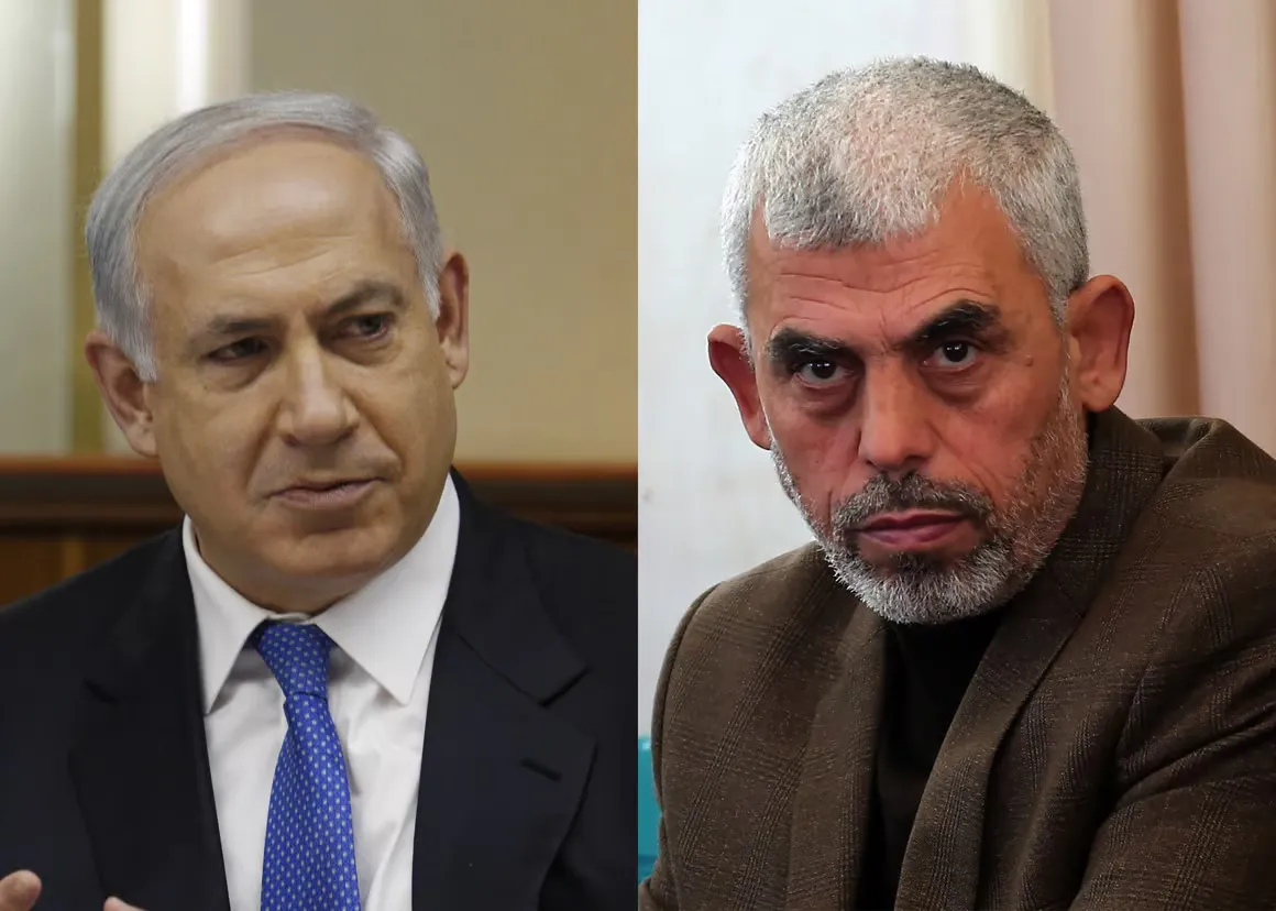 Netanyahu y Sinwar