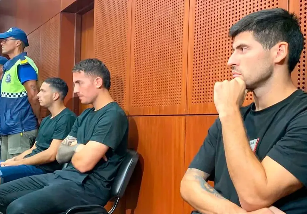 Abiel Osorio, Braian Cufre y José Florentín