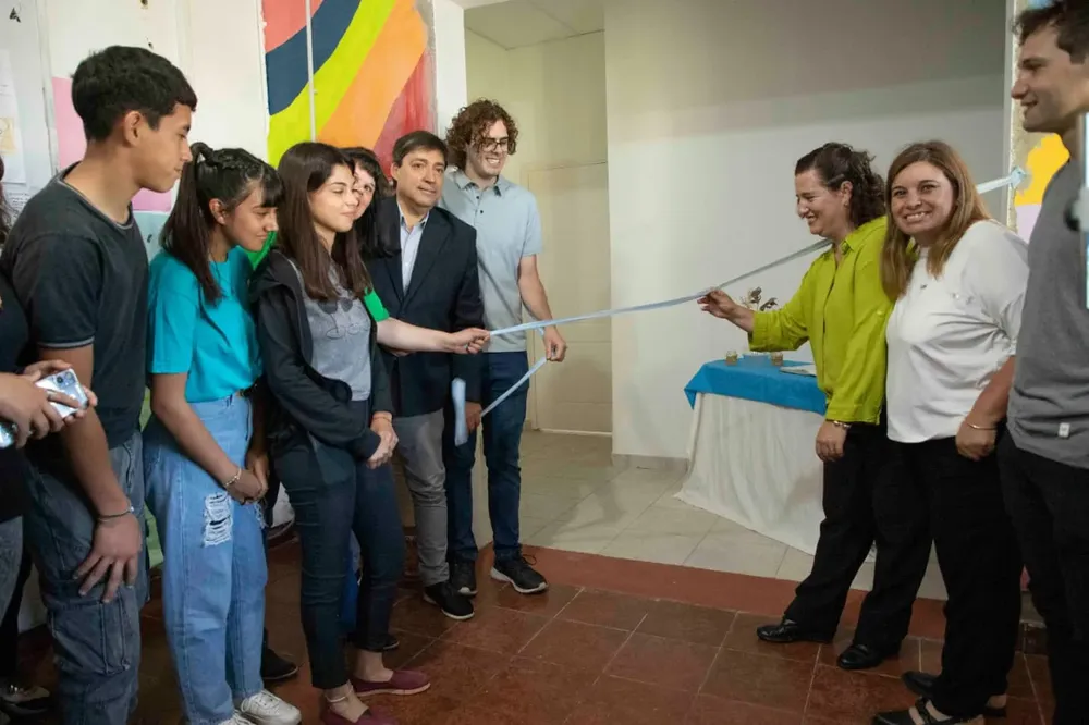 Acerbo inauguró nuevas aulas y un espacio de producción autogestiva en el CEPT N° 27