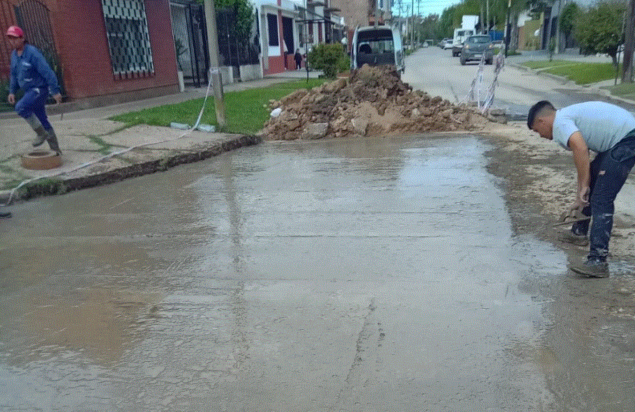Avanzan las obras en Zárate.