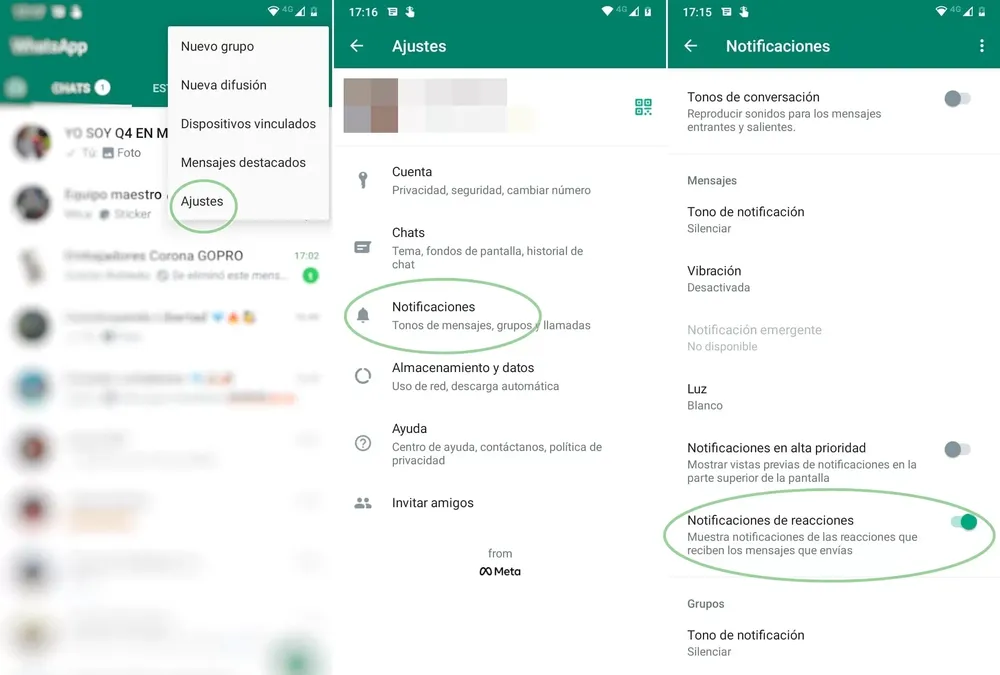 Nuevo truco de Whatsapp: Cómo eliminar las reacciones en los chats y ahorrarte problemas