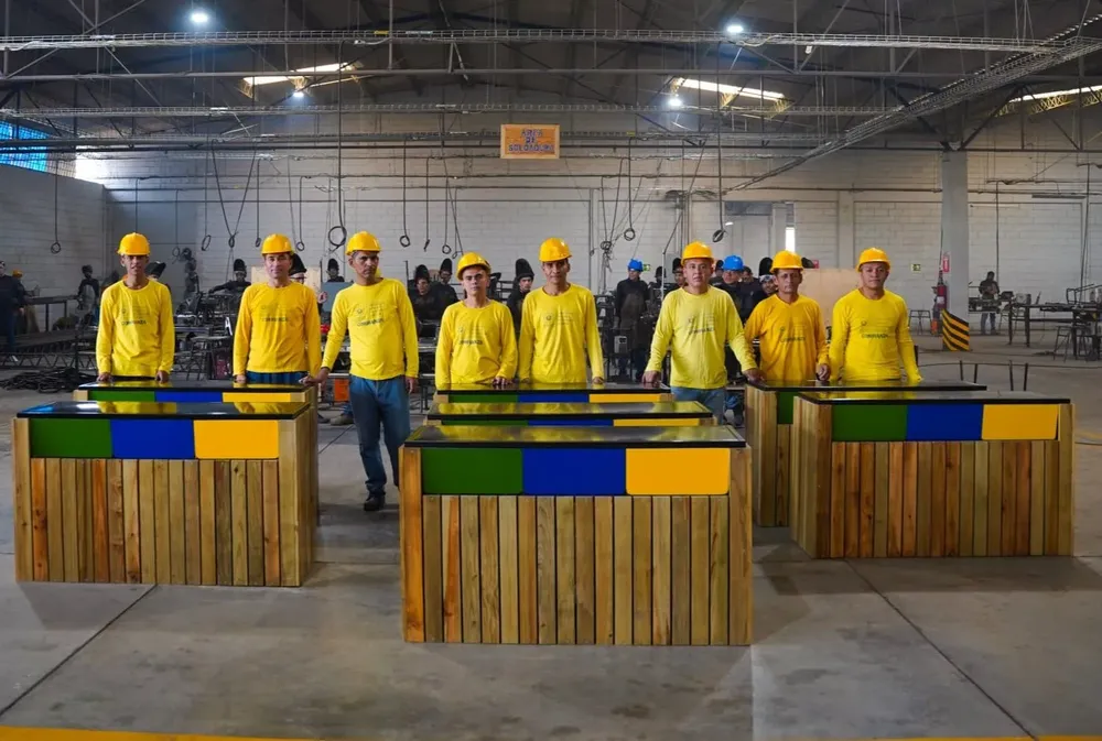 Presos de El Salvador que participan del “Programa Cero Ocio”