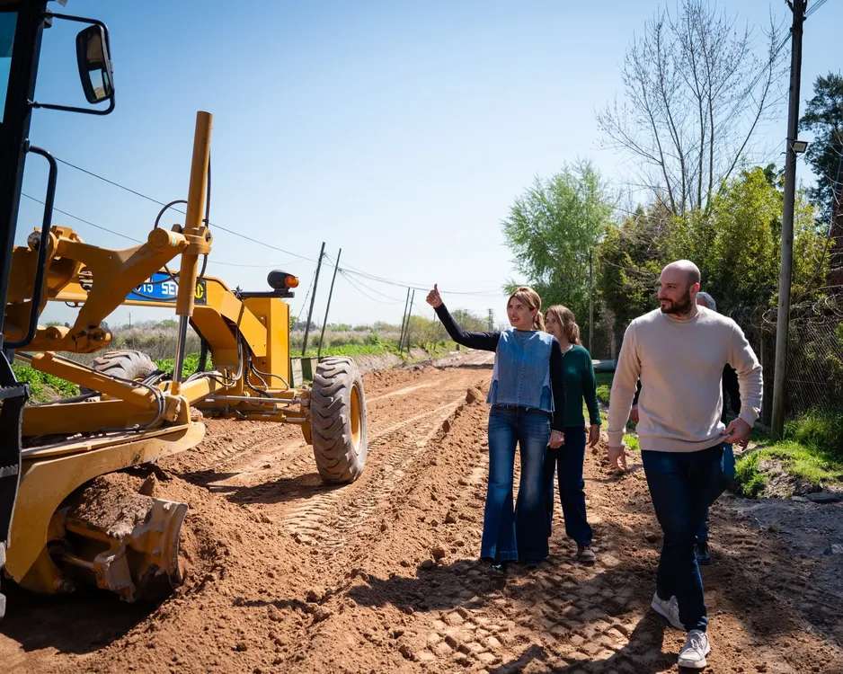 Fassi supervisó obra de pavimento