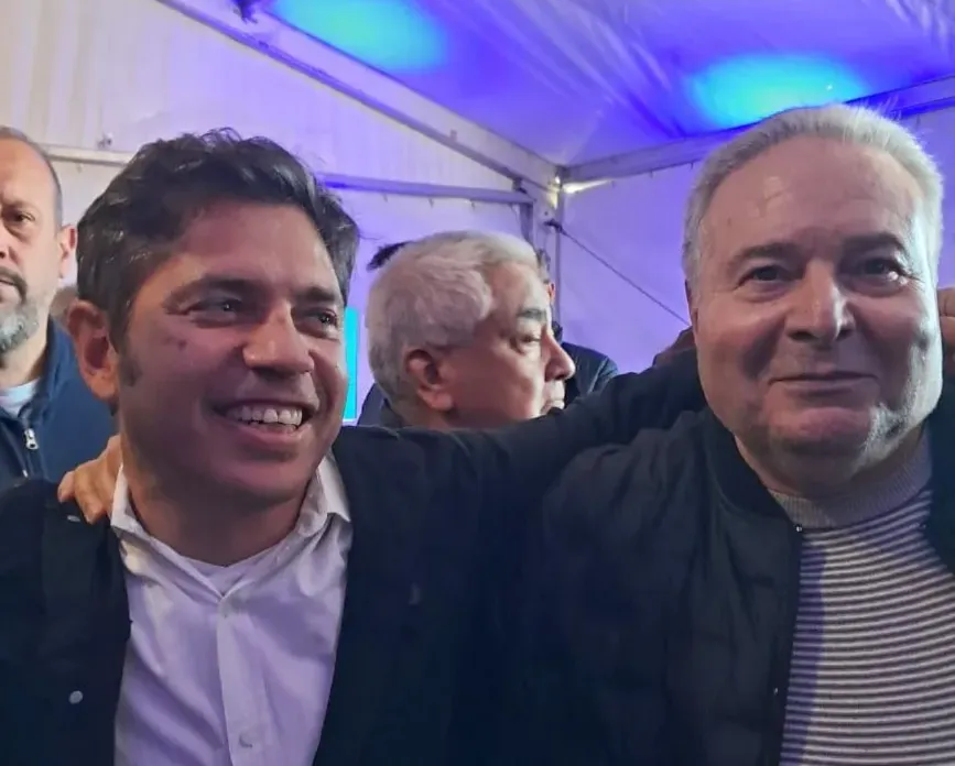 Ricardo Alessandro junto a Axel Kicillof Ricardo Alessandro junto a Axel Kicillof