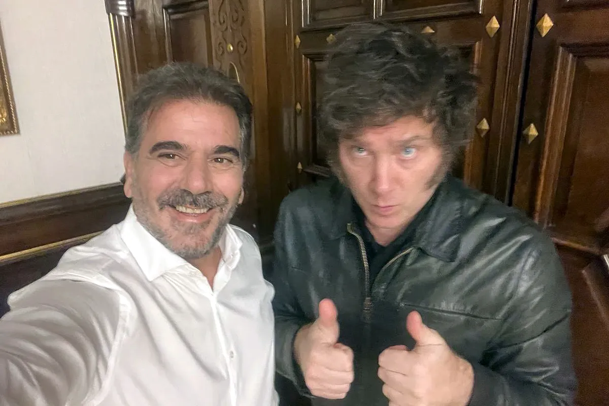 Javier Milei y Cristian Ritondo
