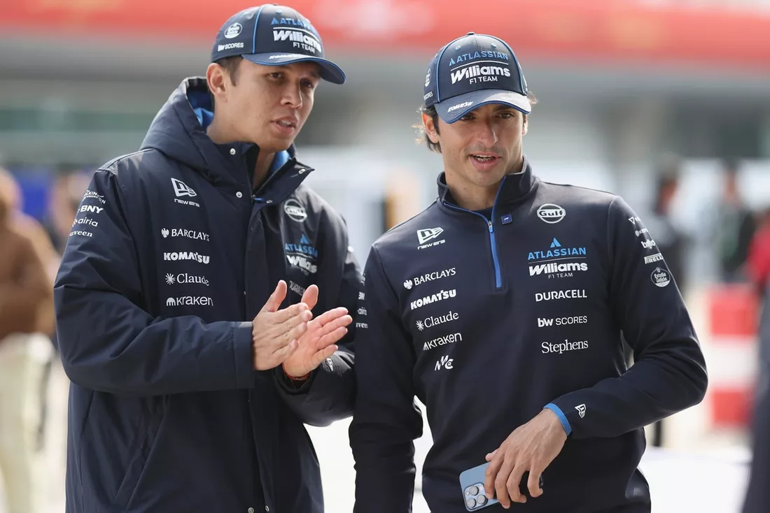 Alex Albon y Carlos Sainz