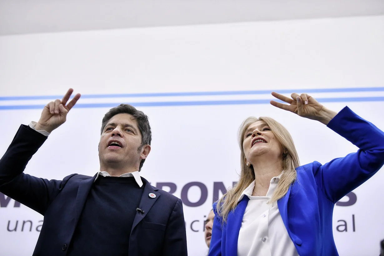 Kicillof y Magario - PJ bonaerense.