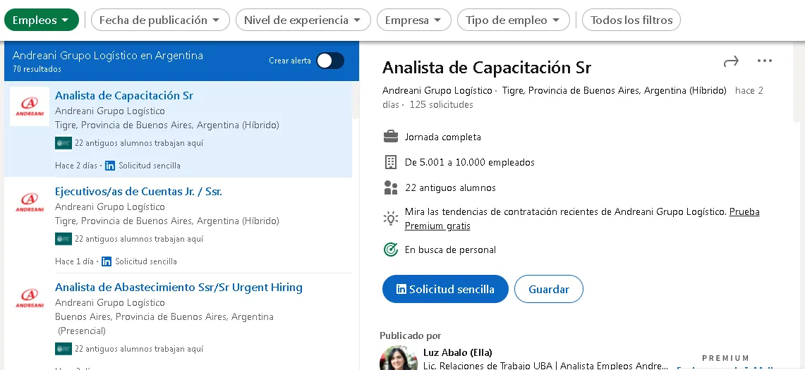 Andreani busca empleados en todo el país: Dónde enviar el CV para ganar de $90.000 a $295.000 mensuales