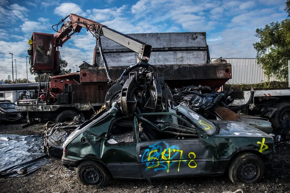 Exportación de chatarra