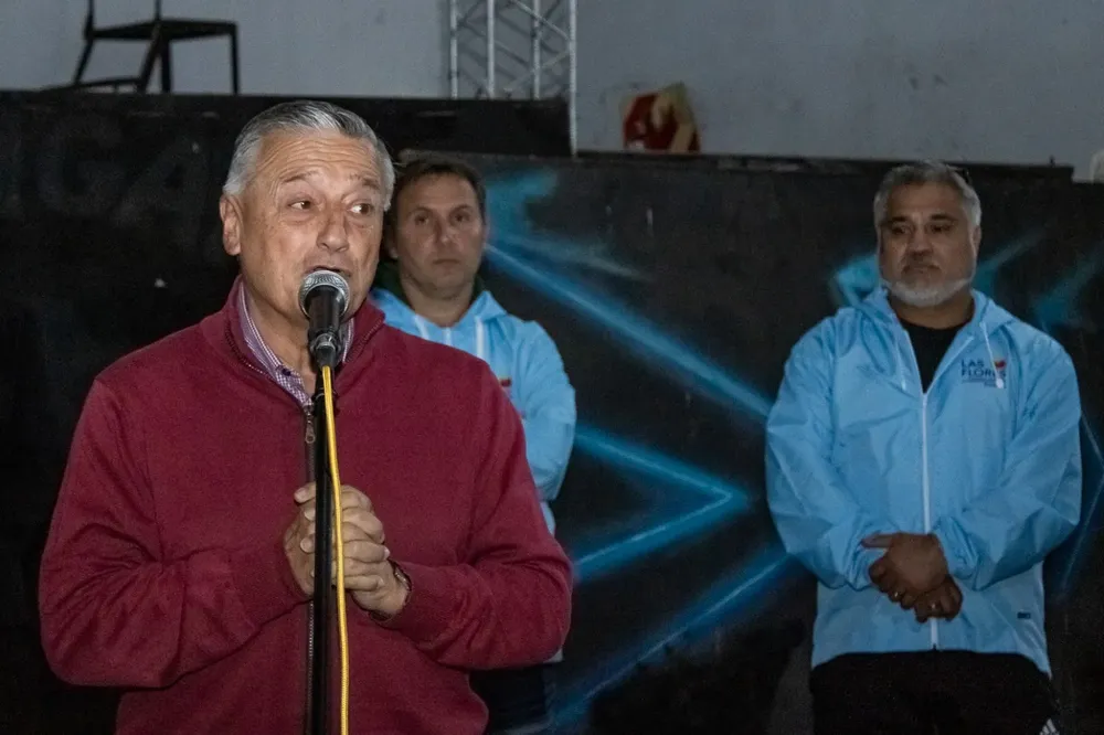 Gelené estuvo en la inauguración del Campeonato Argentino Juvenil de Boxeo Amateur .