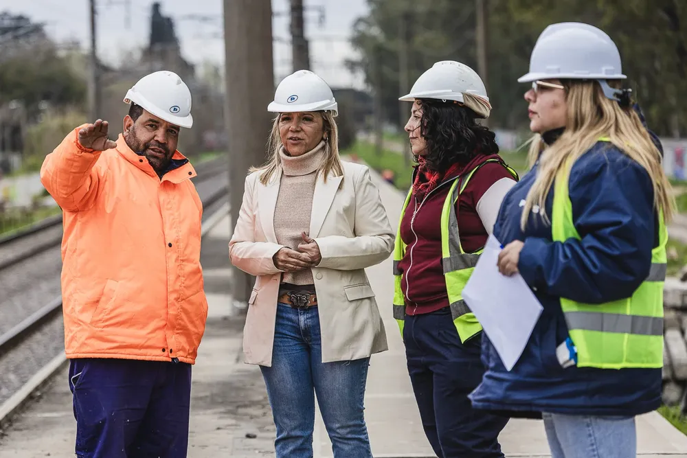 Avanza la construcción de la nueva estación de trenes de la Universidad Guillermo Brown