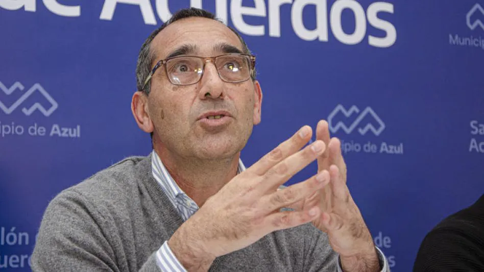 El intendente de Azul, Nelson Sombra