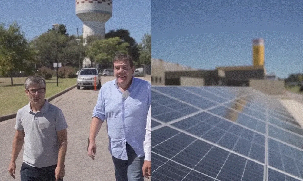 Montenegro recorrió la planta de Havanna.