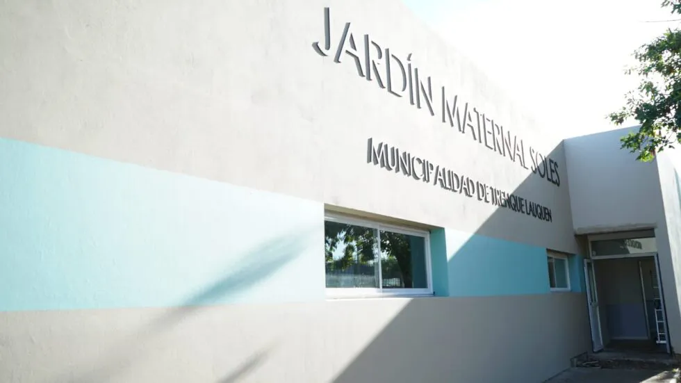 Trenque Lauquen avanza la obra del Jardín Maternal Soles y entra en su etapa final