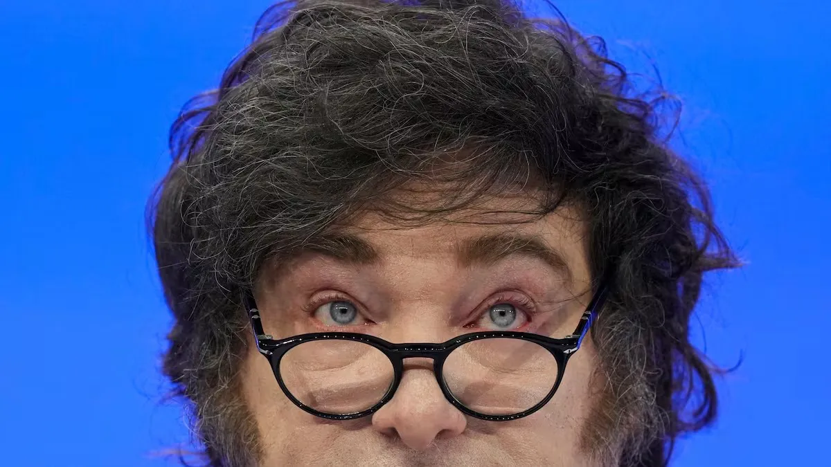 Javier Milei en Davos