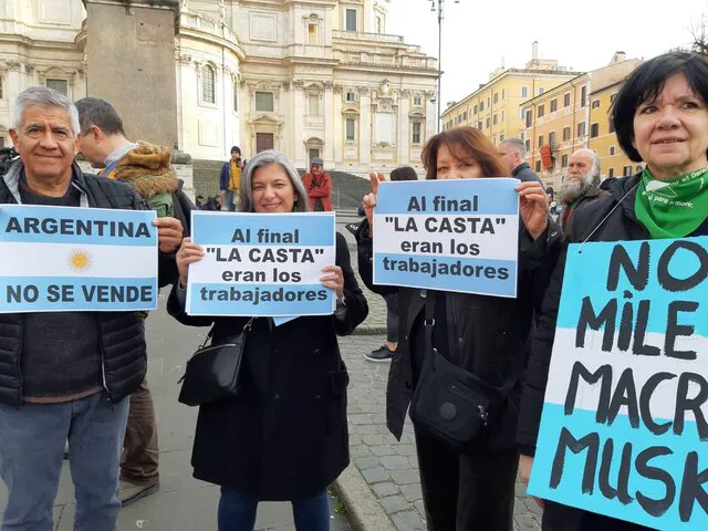 protestas contra Milei